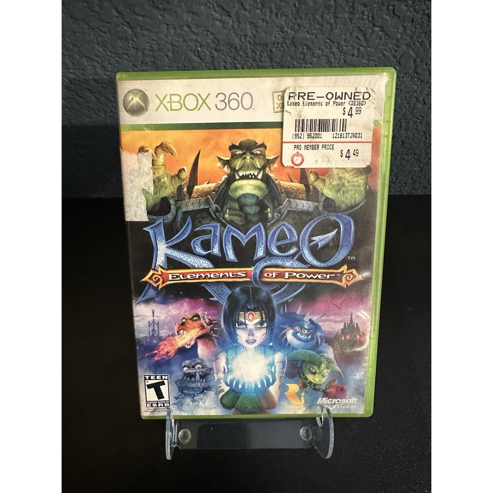Kameo: Elements of Power (Microsoft Xbox 360, 2005) No Manual, Case/Disc Only